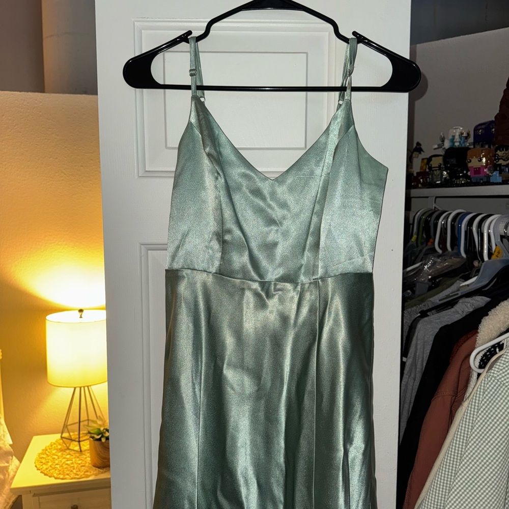 Birdy Grey Mint Satin Dress